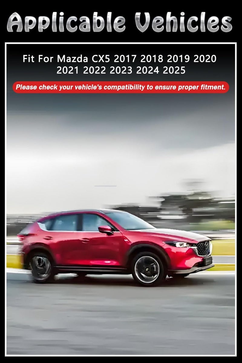 BriYorWay Vent Shades Rain Guards for Mazda CX5 2017 2018 2019 2020 2021 2022 2023 2024 2025 Accessories, for Mazda CX5 Window Deflectors Window Visors - Image 2
